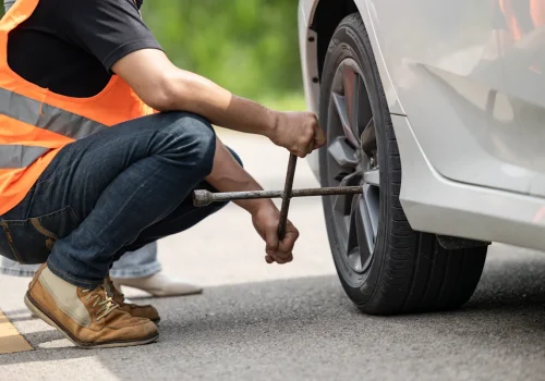 Flat Tire Replacement1